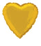 Gold Heart 45cm (18") Foil Balloon